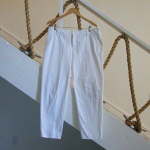 Liz Claiborne - White Cotton Capris
